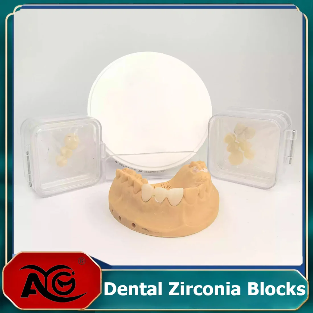 AG Dental Material Zirconia Multilayer ST/3D MULTI-LAYER Zirconia Blocks 98mm Multilayer Zirconia Disc Cad Cam Dental Lab Use