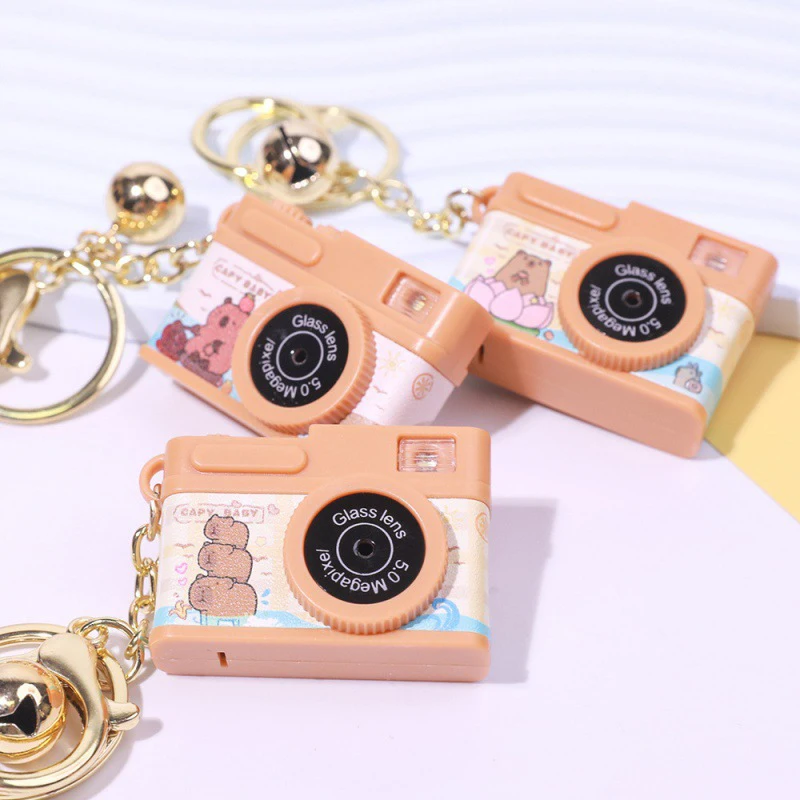 LunarCharm 2 Pièces Porte-clés Capybara, Figurine Animale