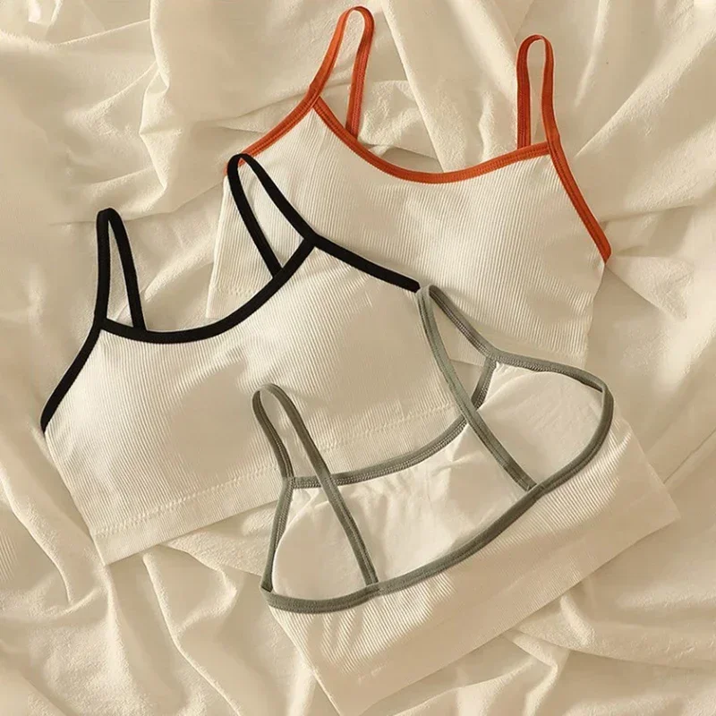 Seamless Sport Bra Backless Strapless Top Push Up Bralette Brassiere Women Underwear