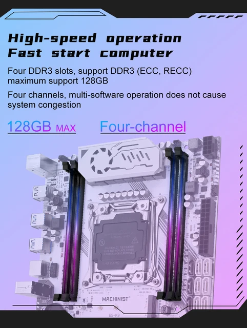 MACHINIST X99 K9-D3 マザーボード Xeon E5 2666 V3 /2673 V3