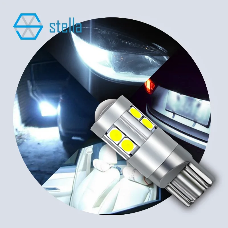 ڶ LED T10 W5W 194 ̽  ڵ ׸  ڵ ׼ 12V ȭƮ Ŭ    DRL, 2 ǽ