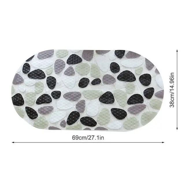 Polymères de bain coordonnants en PVC pour enfants, doux, dessin animé, sécurité coordonnante avec ventouse, polymères de douche, tapis de baignoire de massage, coussin 6