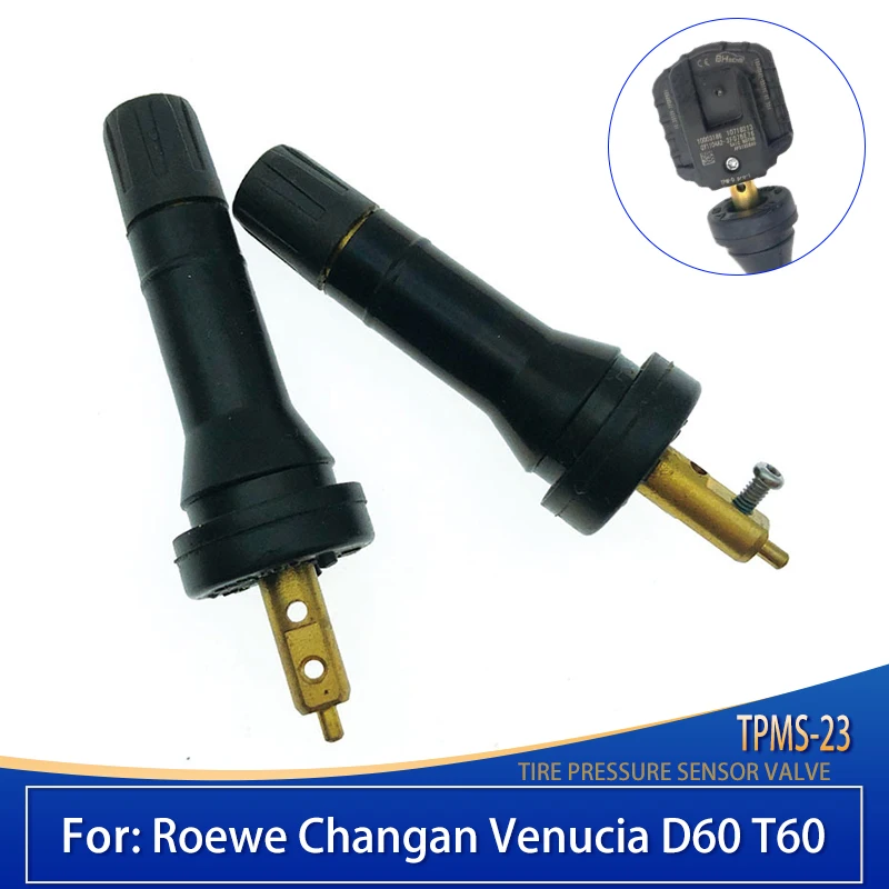 for Geely Roewe Changan Venucia D60 T60 TPMS Valves Tire Pressure Monitoring Sensor Valve Stem Rubber Auto Accessoires TPMS-23