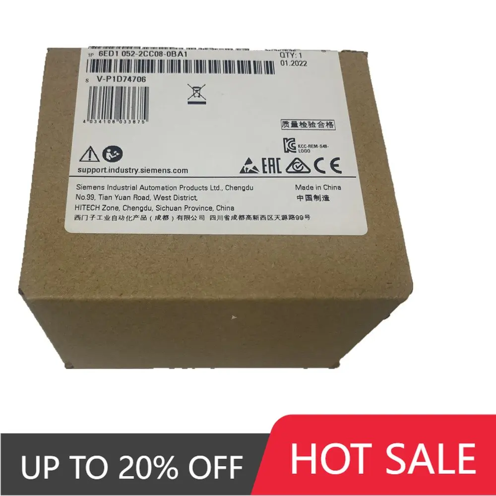 100% Nuovo Modulo Logico Originale Logo Plc 6Ed1052-2Cc08-0Ba1