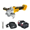 PATUOPRO 125MM Brushless Electric Angle Grinder Adjustable Speed Cutting Machine Handheld Home Power Tool Fit Makita 18V Battery 1
