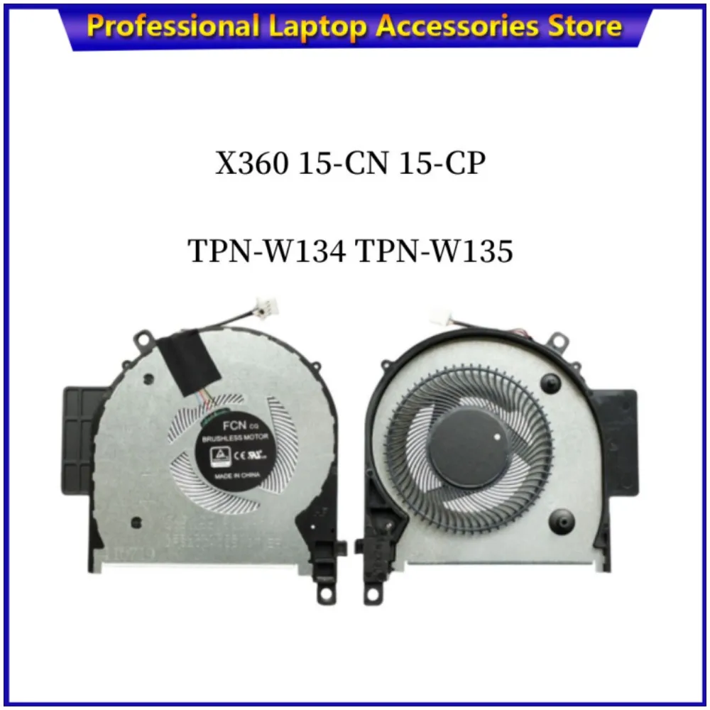 

New for HP ENVY X360 15-CN 15-CP TPN-W134 TPN-W135 L23569-001 L20107-001 CPU Cooling Cooler Fan