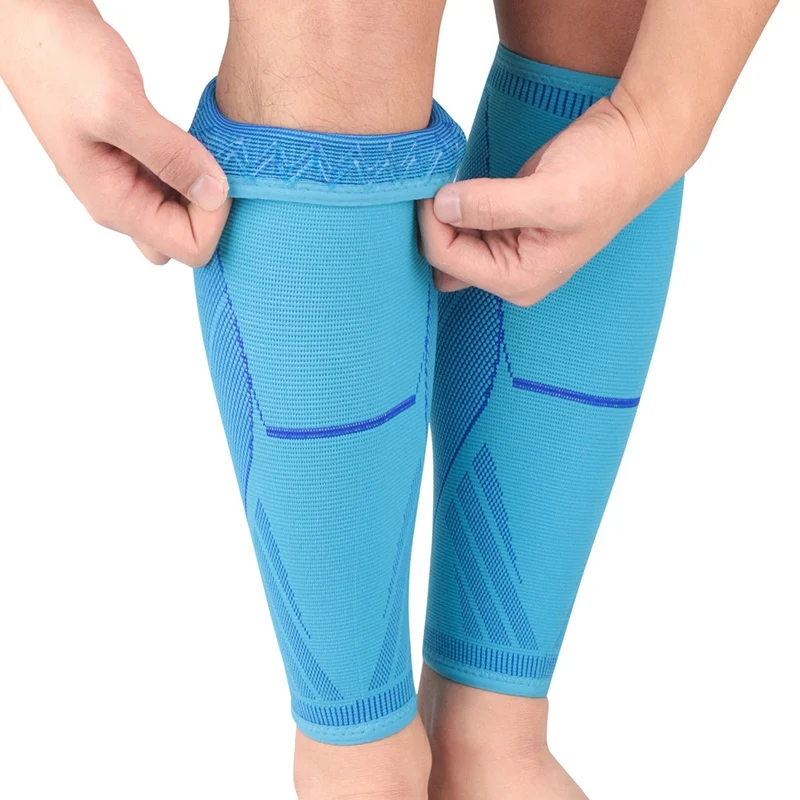 

1PC Sports Leg Compression Sleeves Knee Brace Protect Calf and Shin Splint Support for Basketball Football Men Women