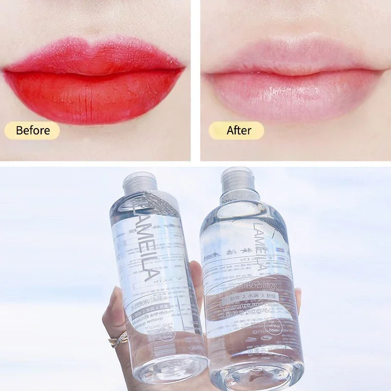 Hydrating Makeup Remover Cleanser Eye Lip Face 3in1 Cleansing Water Deep Cleansing Mild Refreshing Non-irritating Makeup Remover 4