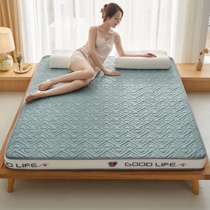 VESCOVO Latex Hard Thickened Coconut Palm Mattress Topper 160*200 Tatami Floor Mat Children Bed Topper 180*200 Mattress Topper