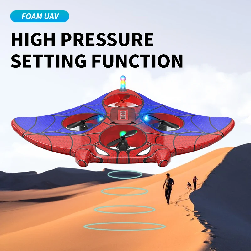 New Shatterproof Stunt Rolling Spider Manta Ray Foam Drone Children Toy Quadcopter Mode