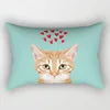 Beauty Cats Funny Dogs Animal Pattern Pillow Cases Short Plush High Quality Rectangle Thick Pillow Case Covers Size 50cm By 30cm 6
