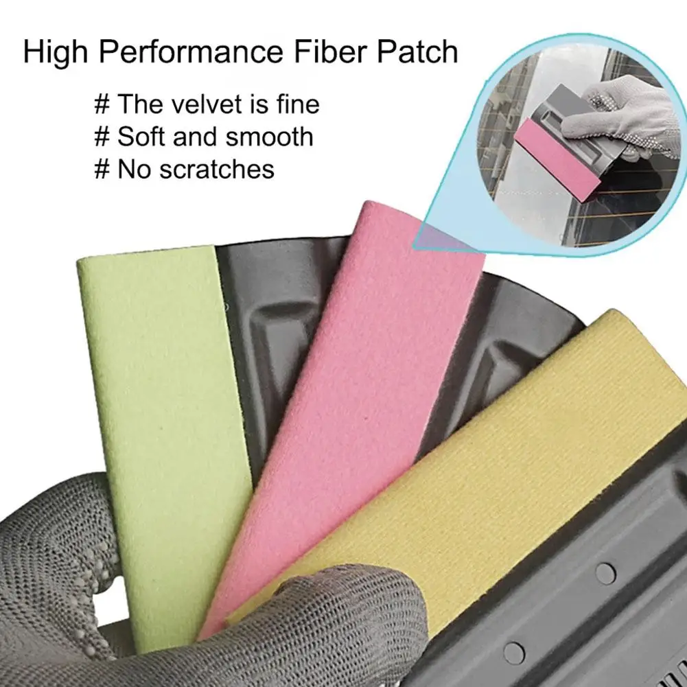 

1Pc Carbon Fiber Film Magnetic Squeegee Vinyl Car Wrap Scratch-free Window Tool with Car Felt Tint Suede Magnet Wrapping Sc N1I6
