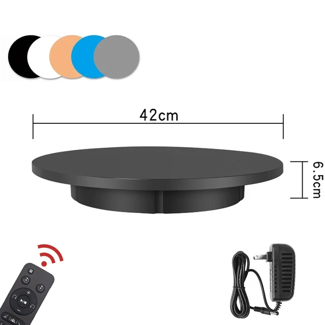 42CM Electric Turntable 3D Scanning Photography Display Stand