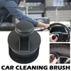 Auto Detail Brush Portable Car Tire Brush with Seal Cover High Density Soft Detailing Brush for Tire Shine Polish Wax Car Care 4