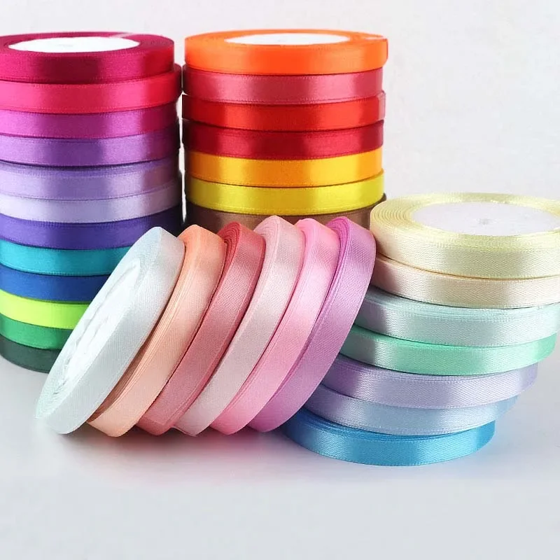 Multi-Color Satin Ribbon Collection - Assorted Widths and Lengths
