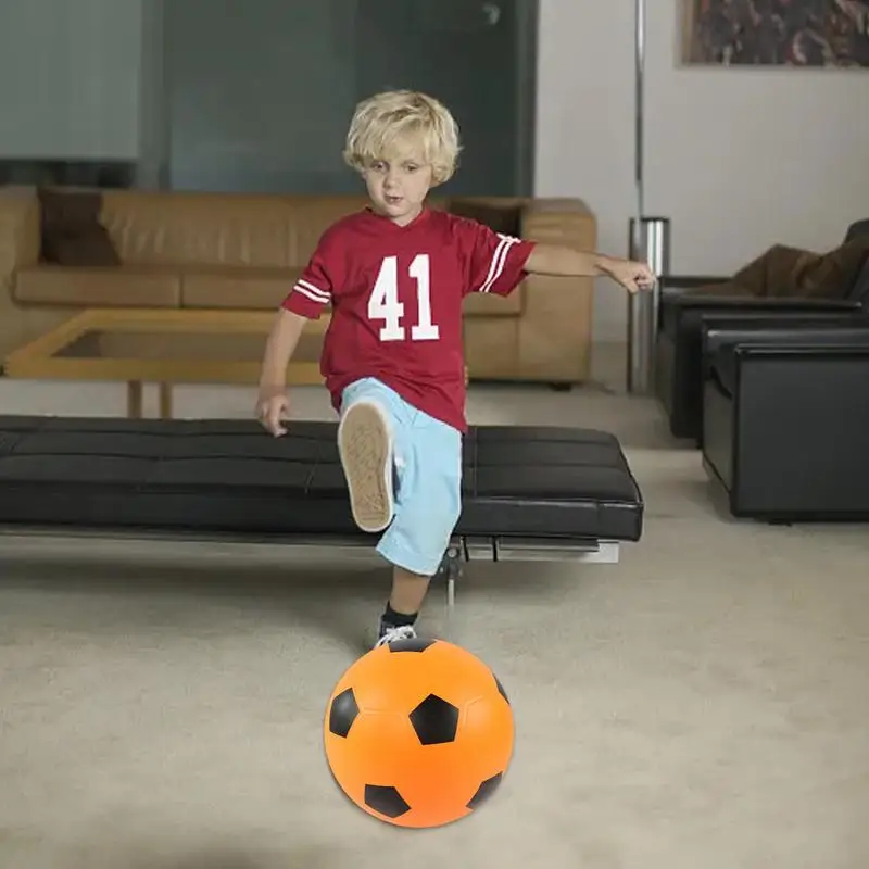 Детский мягкий футбольный мяч высокой плотности мягкий мяч для игры в футбол бесшумный мяч для дома мяч для тренировок для детей мальчиков