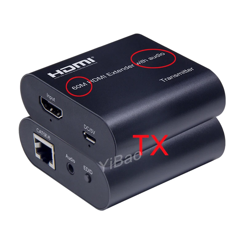 4K HDMI Extender 120M with Loop Audio Vs 1080p 60m Extender Over Single CAT5e/6