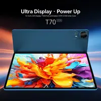 Tablette PC Teclast T70 14 pouces 2.2K Ultra MediaTek Helio G100 10000mAh 8GB+128/256GB de stockage 18W 4G LTE GPS Android 15 2