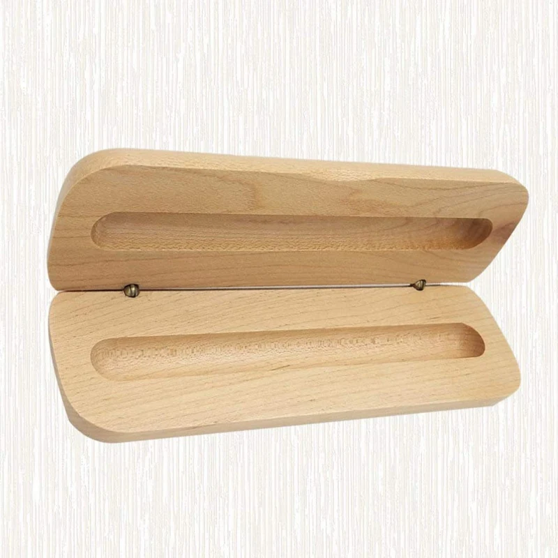 나무 연필 상자 단일 펜 케이스, 나무 연필 상자, 만년필 케이스, 문구 펜 가방, 나무 보석 상자