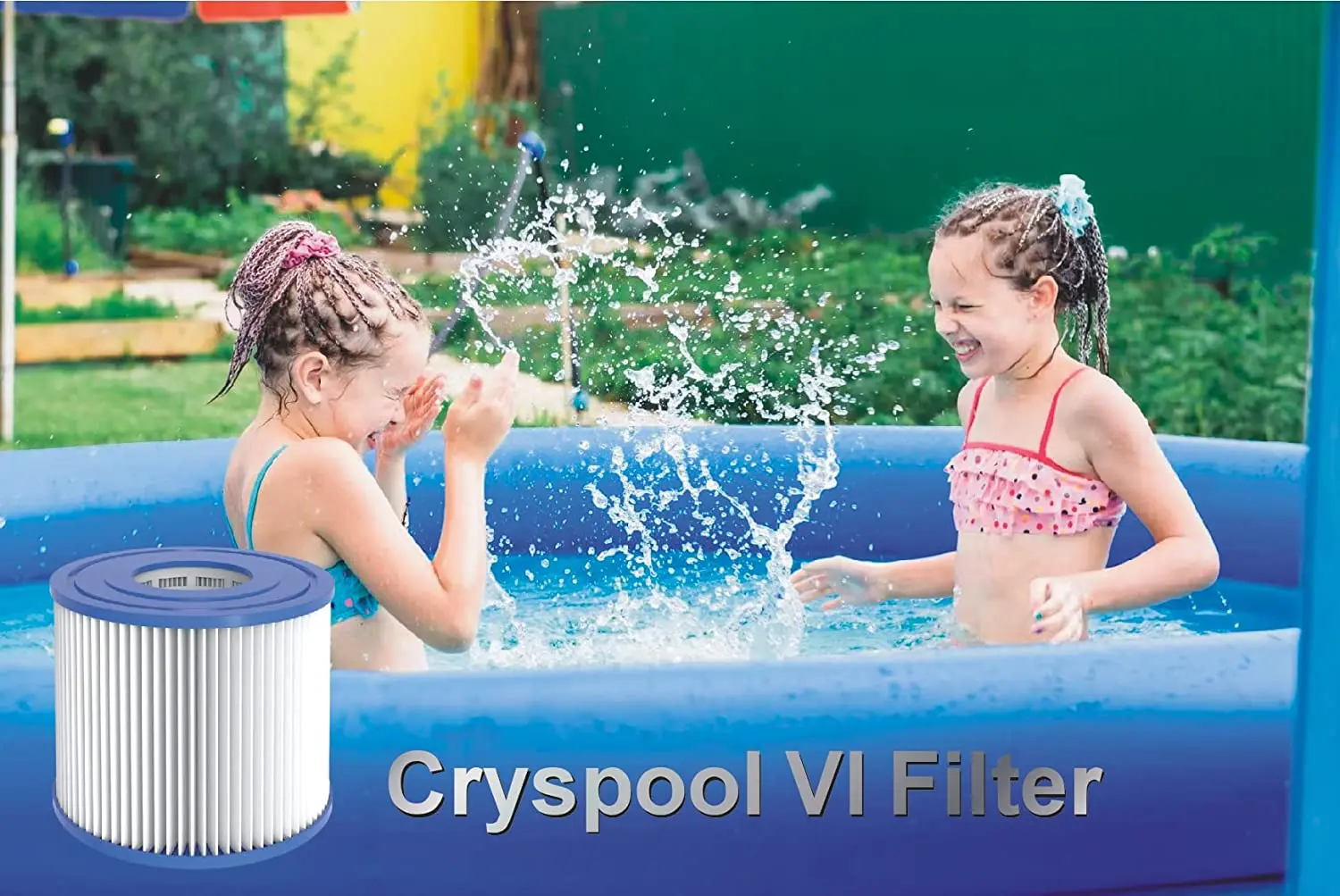 Hot Spa Filters Cryspool Replacement Spa Filters for VI, Lazy-Z-Spa, Coleman SaluSpa 90352E Filter, 4 Pack 6