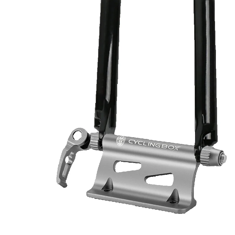 Jízdní kolo vidlice pevná horská hliníková slitina přenosná rychle odnímatelná zadní závěsná rámová výbava_voghion.com