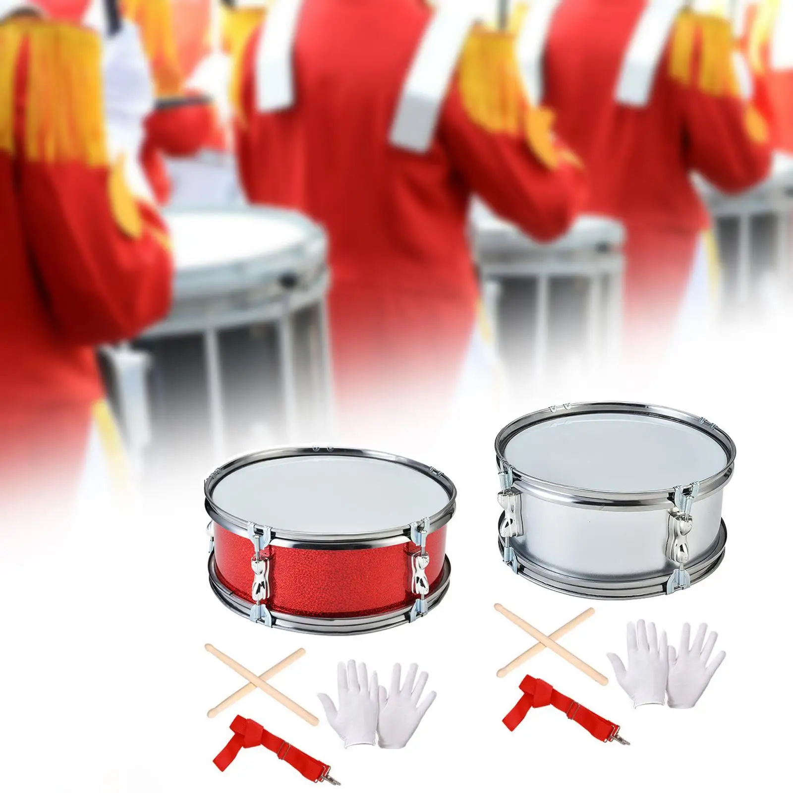 11inch Snare Drum Professional Musical Instruments for Kids Boys Girls Teens Drum Sets Snare Accessories Musical Toys