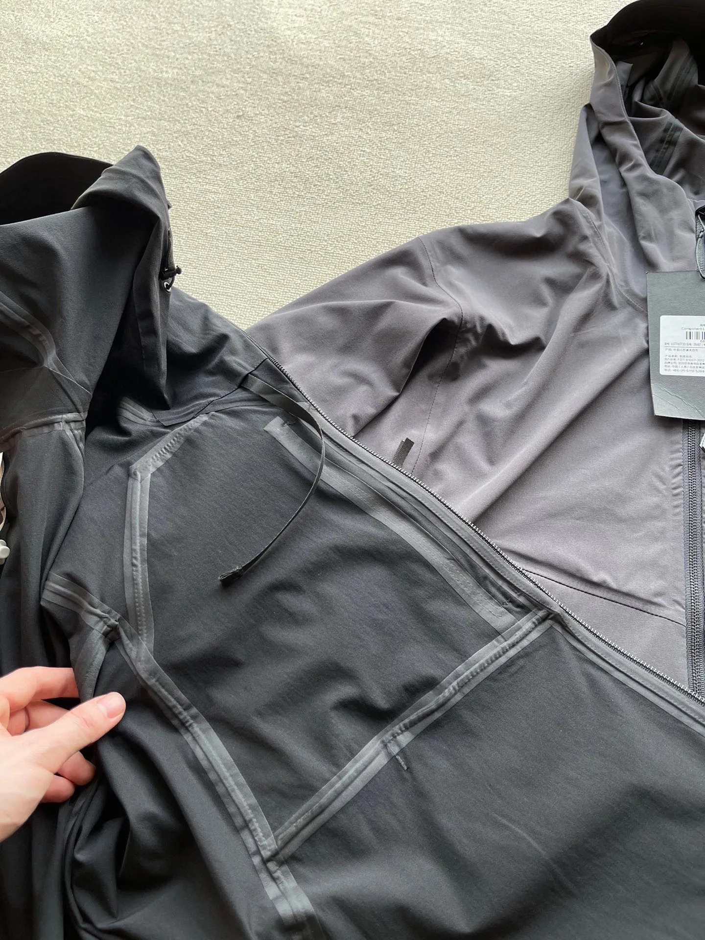 61248 ARC 1:1 VeiIance Quick Drying Business Casual Jacket High-End Men's Outdoor Hiking Coat Top Quality