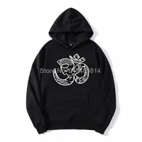 Om Buddha hoodie  Women Yoga Graphic Screen Print On Soft & Comfy Polycotton Men Fleece Hoodies Hip Hop Hooded Sweatshirt 2