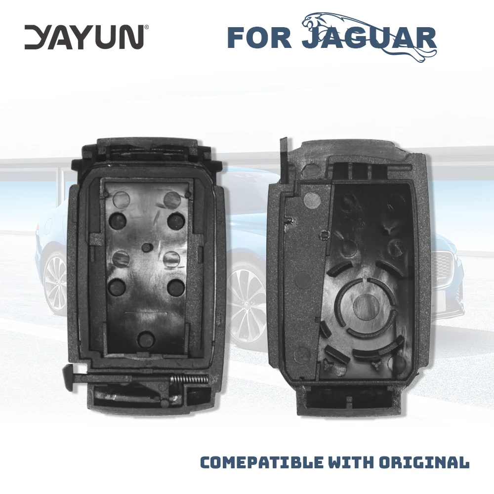 Car Key Blank Remote 5 Buttons Smart Car Remote Key Fob Shell For Jaguar XF 2007-2012