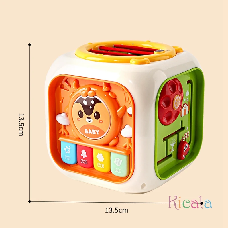 Cube d'activités trieur de formes pour tout-petits