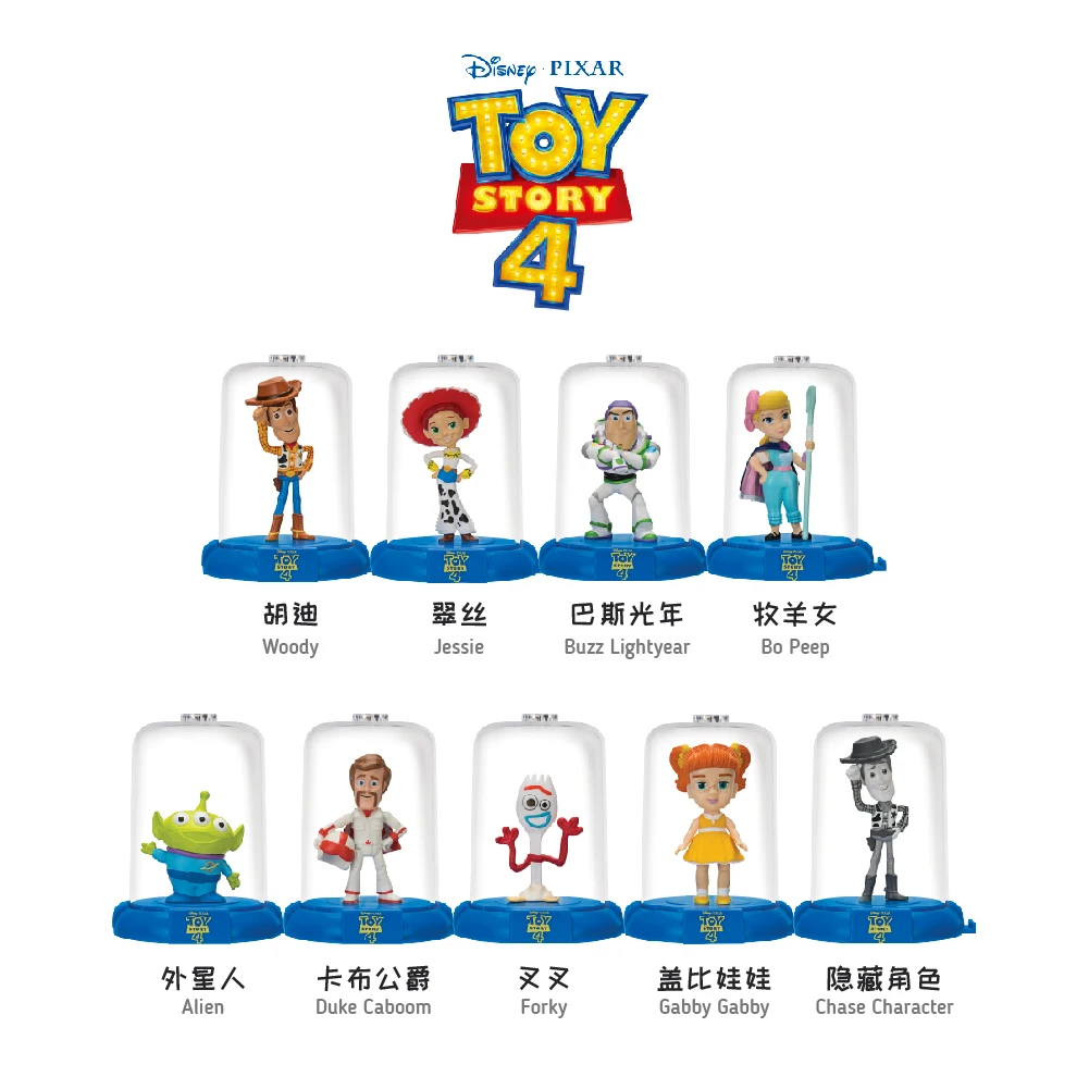 Disney Toy Story 4 Blind Box Buzz Lightyear Alien Forky Woody Jessie Duke Caboom Model Action Figure Mystery Collection Toy