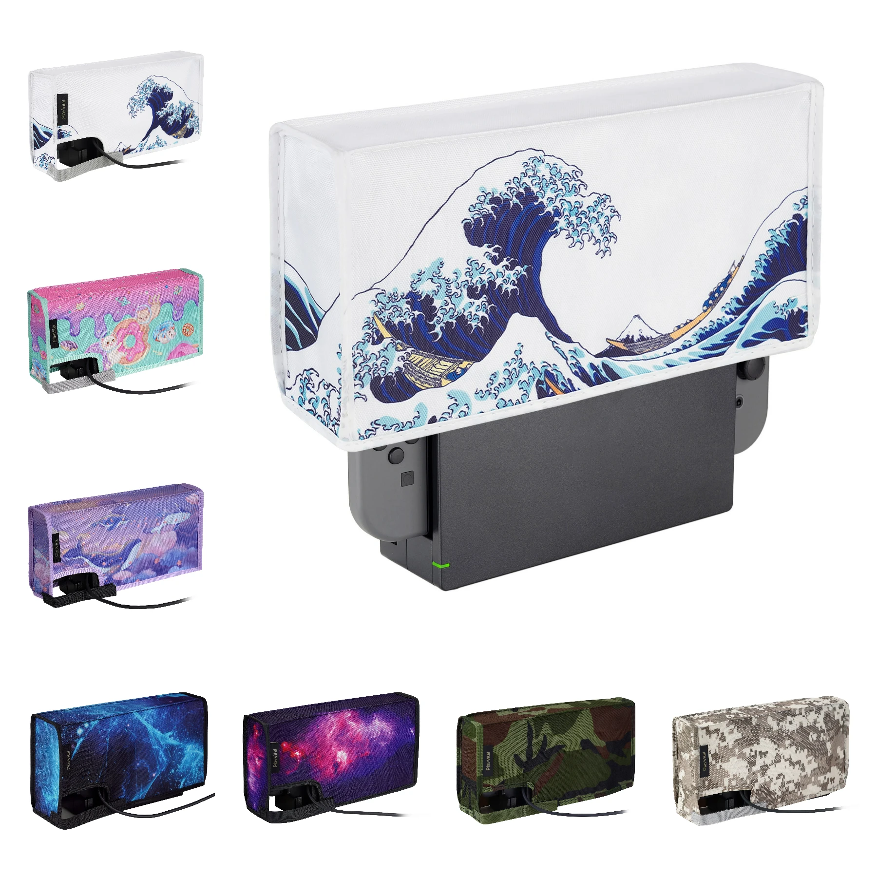 PlayVital きちんとした裏地ナイロンダストカバー、NS Switch&Switch