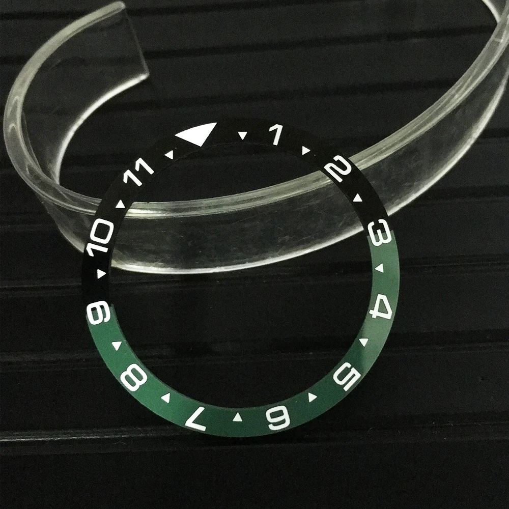 38mm Flache Keramik Uhr Lünette Fit für SKX007 SKX009 SRPD Uhr Fall NH35 NH36 Tauchen Uhr Fall Teile Männer uhr Ersetzen Geschenke – Detail 2