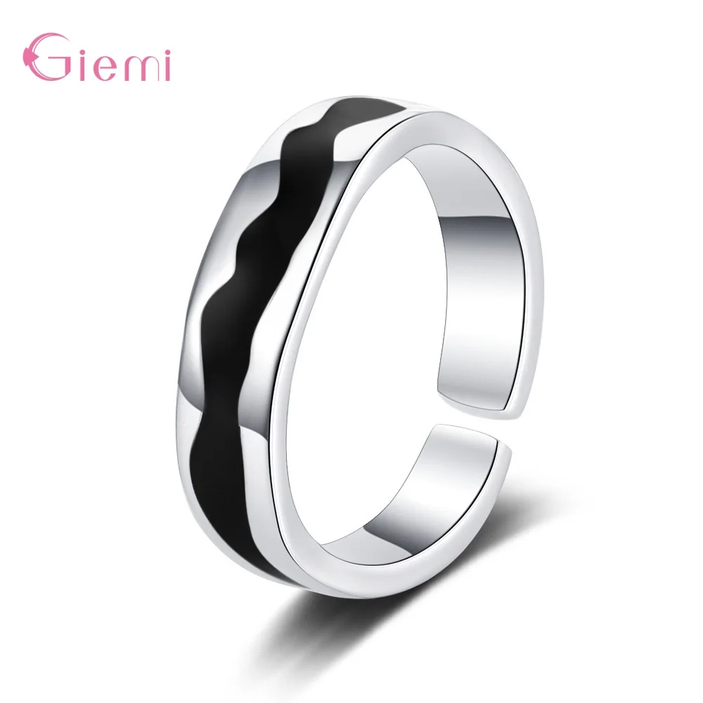 2023 neue Ankunft Top Verkauf Minimalistischen Offenen Ring Schmuck 925 Silber Nadel Geburtstag Hochzeit Geschenk Für Mädchen Frauen Großhandel – Detail 2