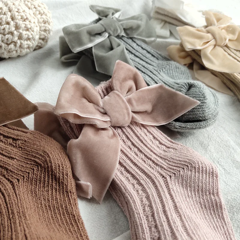 Winter Baby Socks Boy Girl Newborn Autumn Big Bow Socks Children Mid-tube Warm Cotton Toddler Infant Accessories Clothes cotton socks,baby socks