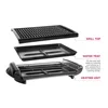 Electric Smokeless Indoor Grill with Non-Stick Coating & Temperature Control, Black 5