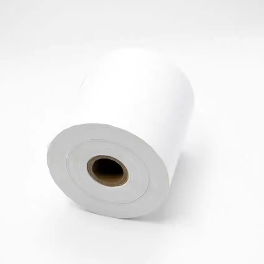 Big Roll Thermal continuous self-adhesive printing paper 40 50 55 60 70 75 80 100 110 mm wide thermal label paper