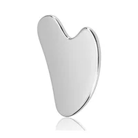 1Pcs Stainless Steel Gua Sha Scraper Massager For Face Neck Body Guasha Massage Tool Facial Skin Care Guasha Board Face Massager 1