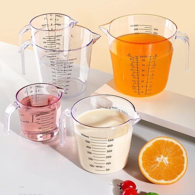 Practical 1000ml Measuring Cup Baking Tool Kitchen Tool High Quality  Plastic Measuring Cup Tool Cup With Scale - Measuring Cups & Jugs -  AliExpress