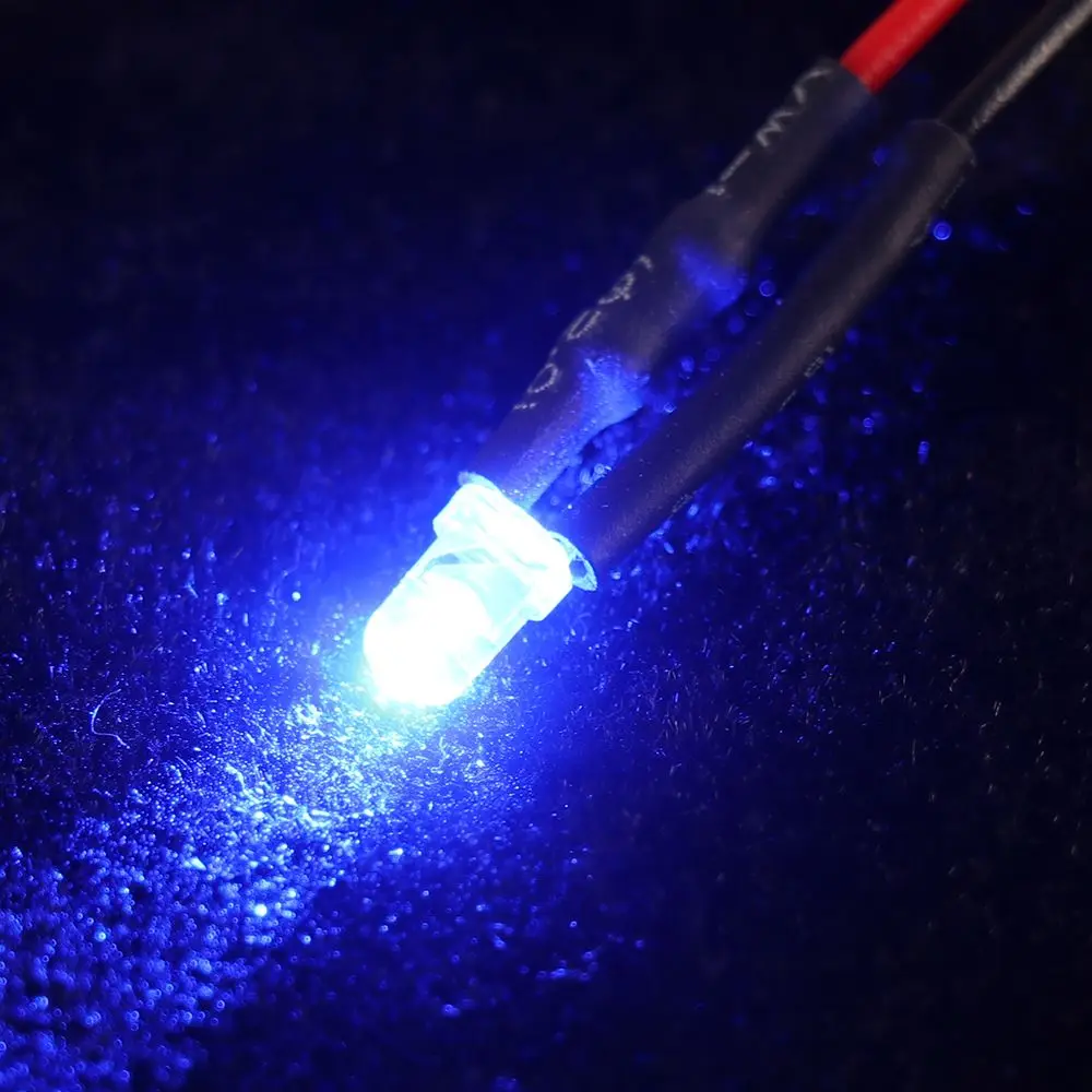 10 Stück Rot Weiß Gelb 3mm 12V LED-Licht für 1/10 RC Crawler 1/14 Tamiya RC Truck Drift Car Truck Toys SCX10 SCANIA G63 – Detail 8