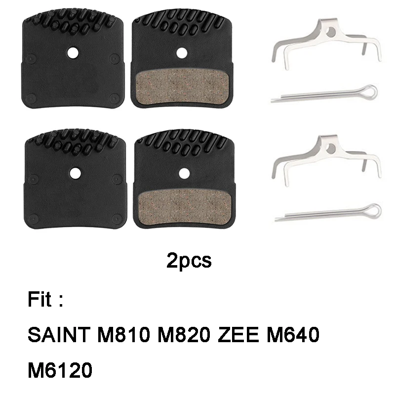 Bicycle Disc Brake Pad For Deore XT M8120 M8020 M7120 M6120 MT420 MT520 Zee Saint Pads Semi-Metal MTB Mountain Accessories