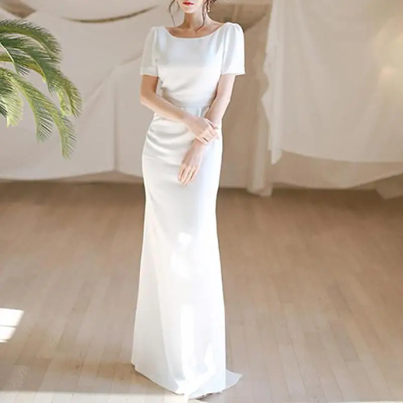 classic-o-neck-mermaid-wedding-dresses-with-short-sleeve-comfortable-satin-simple-bridal-dress-sexy-backless-robe-de-mariee
