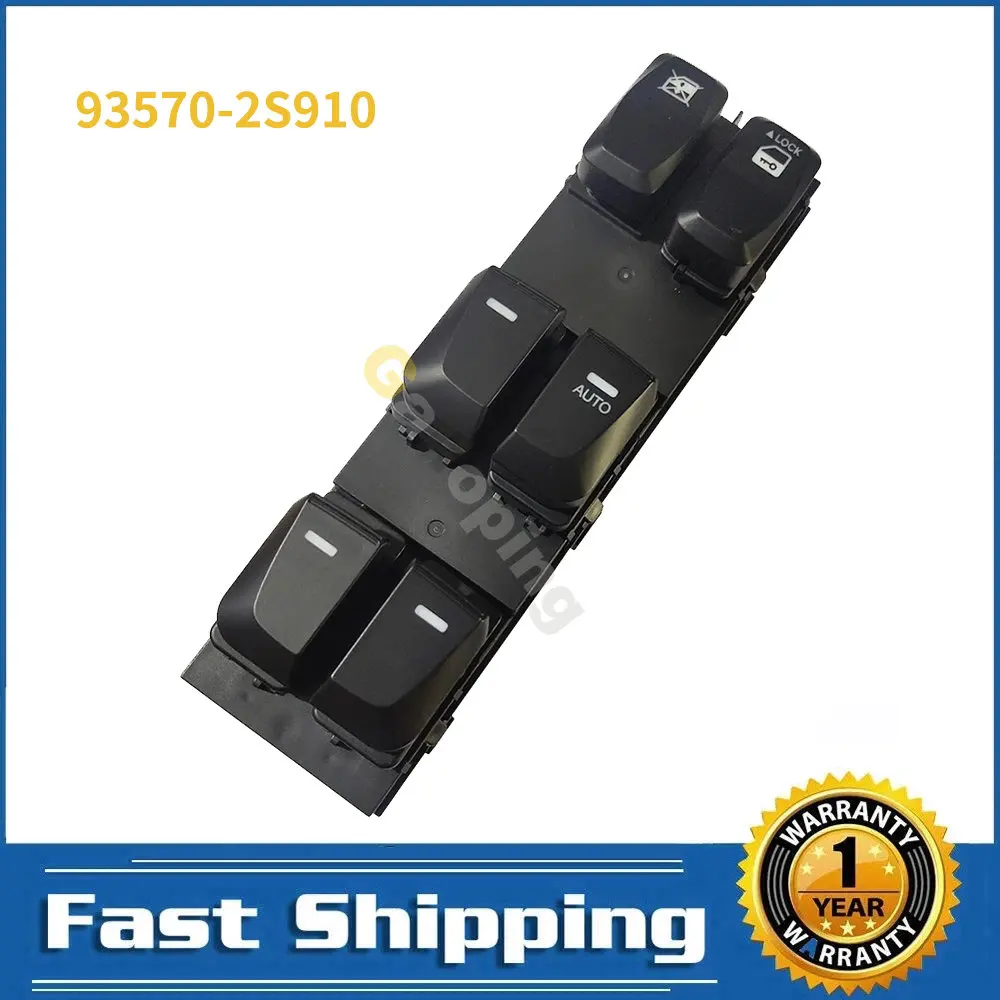 935702S910 Power Window Master Switch RHD Right Hand Driver Controller