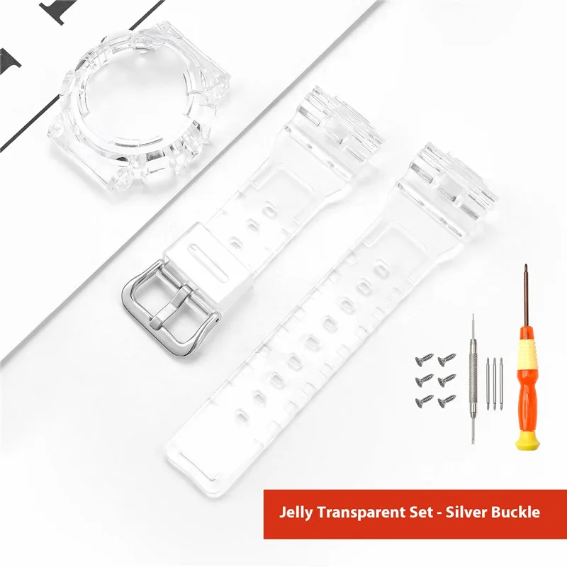 Transparent TPU Resin Sport Strap and Case