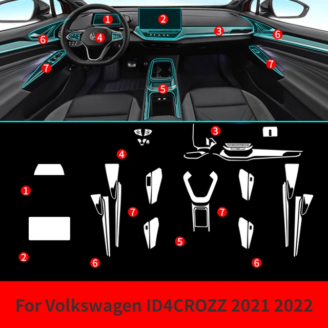 Kaufe Auto Armlehne Aufbewahrungsbox Tablett Mittelkonsole Organizer Halter  für VW ID 3 ID3 Zubehör