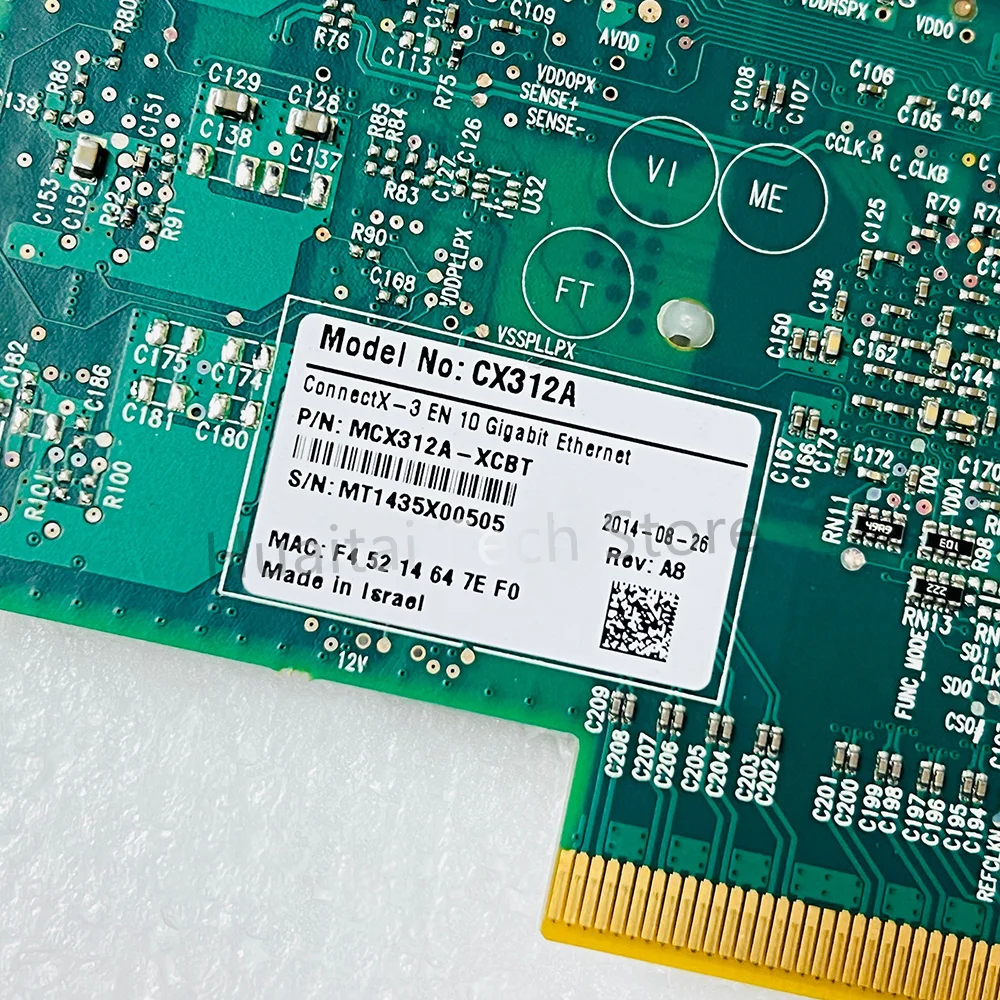 For Mellanox ConnectX-3 CX312A Group Twin-port Ten Gigabit Fiber Optic Network Adapter MCX312A-XCBT 5 For Mellanox ConnectX-3 CX312A Group Twin-port Ten Gigabit Fiber Optic Network Adapter MCX312A-XCBT - Image 3