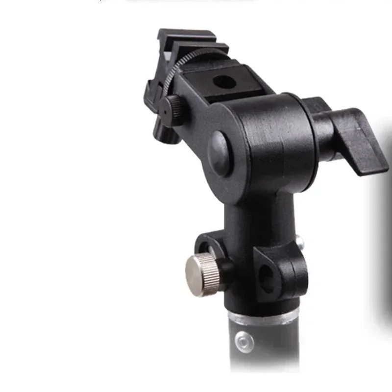 Type D Flash Hot Shoe Umbrella Holder Mount Bracket 1/4 "to 3/8" Screw Adapter for Camera Flash LED light Light stand