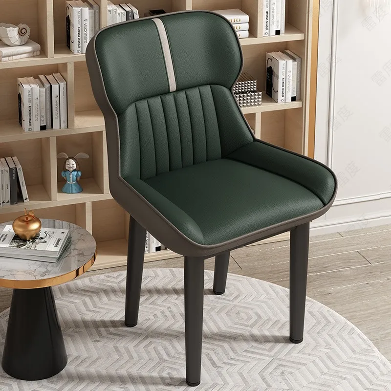 

Executive Nordic Restaurant Chair Family Beauty Luxury Armchair Iron Cosmetics Chair Conference Wedding Chaises Furniture AADC