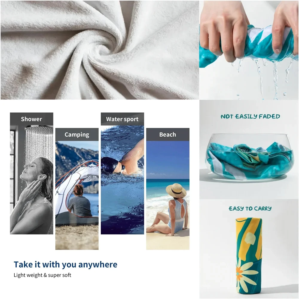 Gabbys Dollhouse pattern beach towel, quick drying and absorbent, The fabric is made of cotton and does not fade