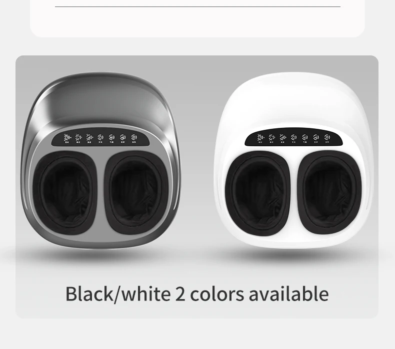 Massaggio elettrico per i piedi, Shiatsu, impastamento profondo, compressione dell'aria per la cura della salute, terapia di riscaldamento a infrarossi, antistress_voghion.com